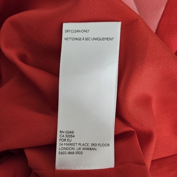 Maeve Fit Flare Dress Holiday Red Sleeveless V Neck Cross Back A Line 2 - Picture 8 of 8